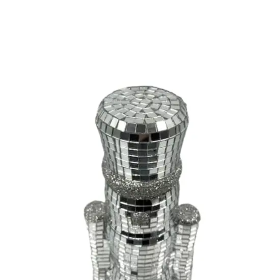 13" Disco Nutcracker Tabletop D&eacute;cor by Ashland&reg; Silver {4}