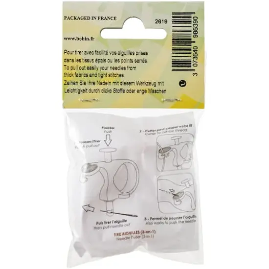 Bohin Red/White 3-in-1 Needle Puller {4}