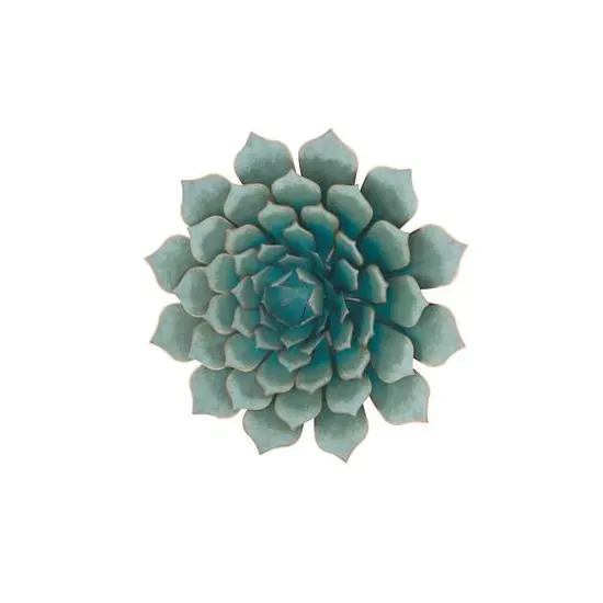 Turquoise Iron Succulent Traditional Wall D&eacute;cor {4}