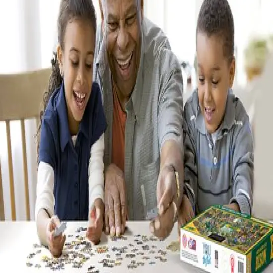 College Barnyard Fans 500 Piece Puzzle North Dakota State Bison {4}