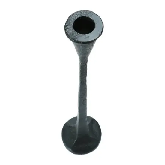 Hello Honey&reg; 14'' Black Cast Iron Taper Candle Holder {3}