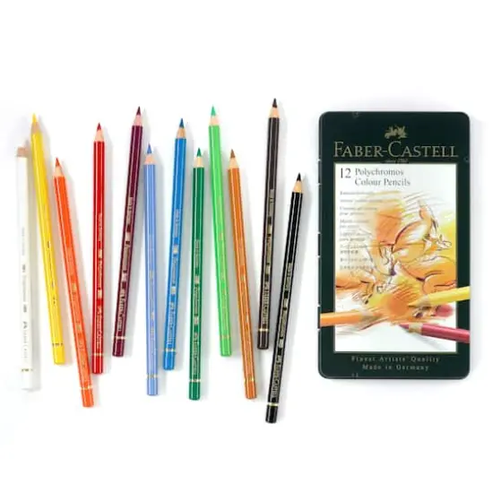Faber-Castell Polychromos 12 Color Pencil Set {4}