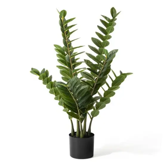 Glitzhome&reg; 2.75ft. Faux Money Tree in Pot {1}