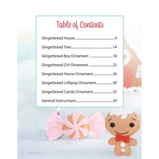 Leisure Arts&reg; Handmade Holiday Gingerbread House Book {4}