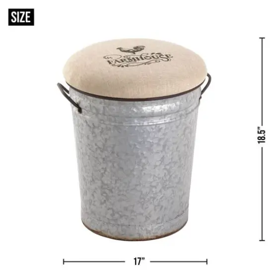 18.5" Farmhouse Stool {4}