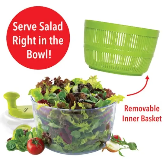 Brentwood Salad Spinner with 5qt. Serving Bowl {7}