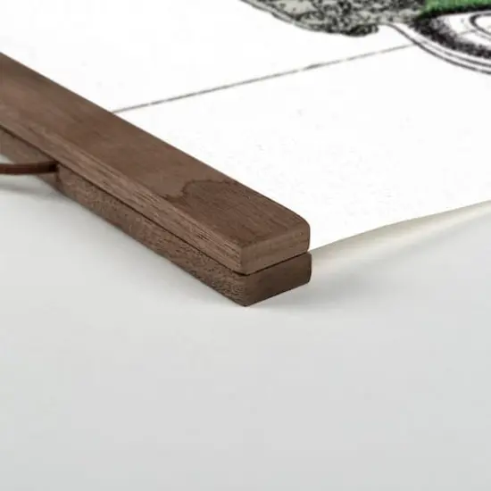 A Pint to Luck & Laughter Teak Hanging Canvas {3}