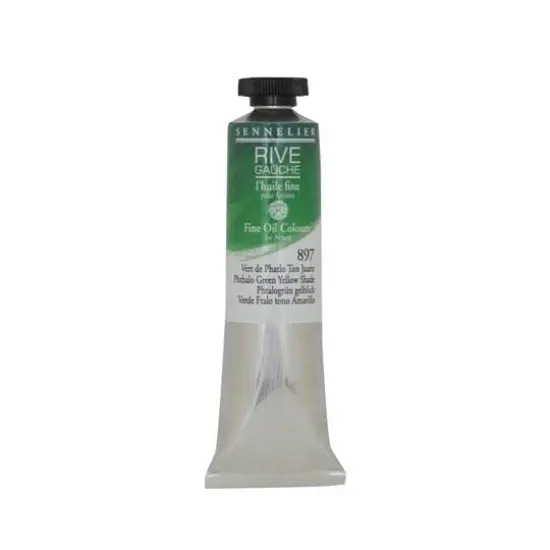 Sennelier Rive Gauche Oil Paint, 40mL 897 Phthalo Green Yellow Shade {1}
