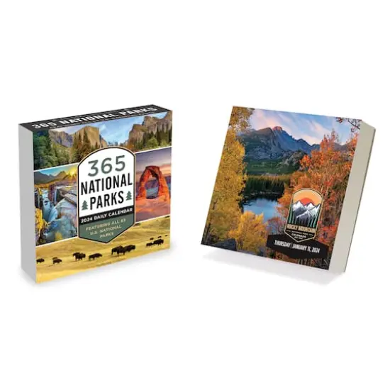 TF Publishing 2024 365 National Parks Daily Desktop Calendar {1}