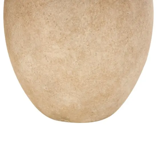 Brown Ceramic Antique Style Textured Vase Set {6}