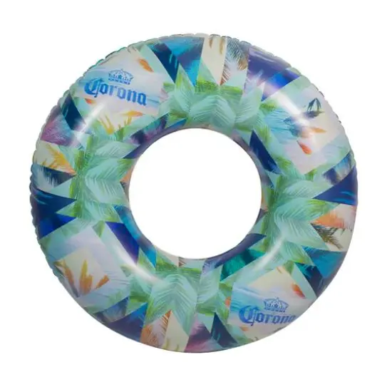 3ft. Corona Palm Trees Inflatable Swimming Pool Tube Ring {1}