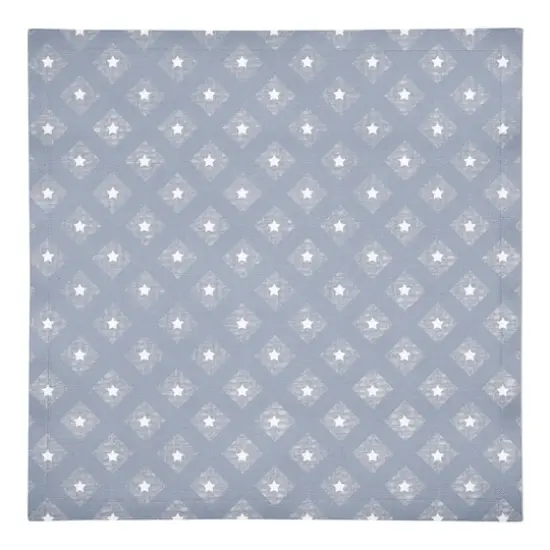 Designs Direct Star Check Pattern Cotton Twill Napkin {1}