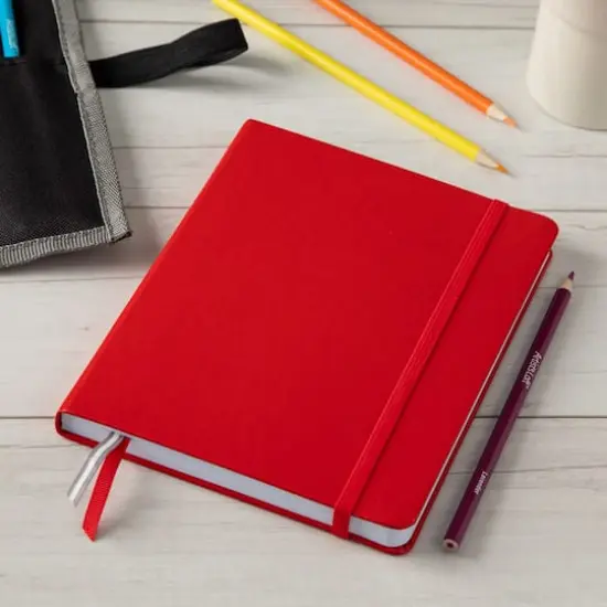 6" x 8" Hardcover Dot Journal by Artist's Loft&trade; Red {6}