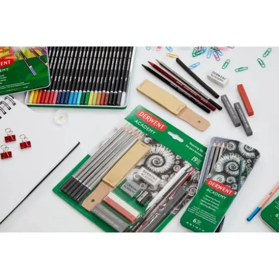 Derwent&reg; Academy Colored Pencil 24 Color Tin Set {6}