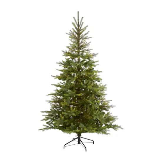 7ft. Unlit North Carolina Spruce Artificial Christmas Tree {1}
