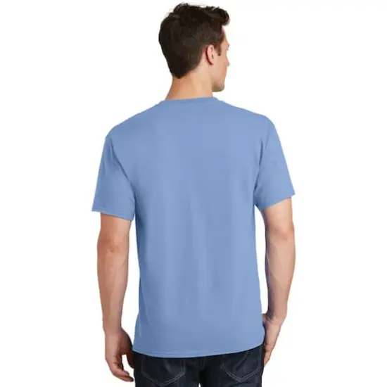 Port & Company&reg; Brights Core Cotton T-Shirt Light Blue {6}