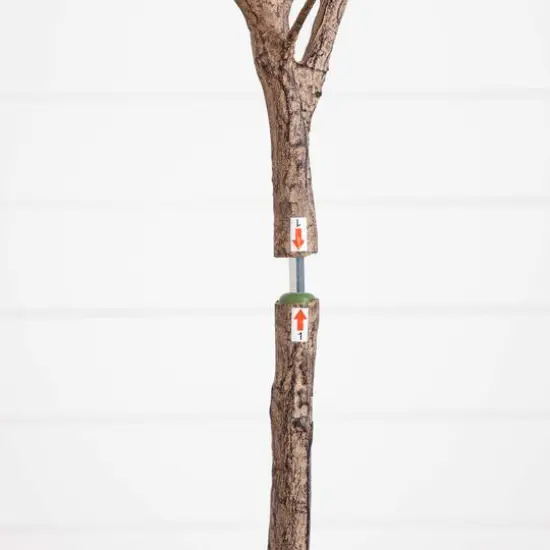 7ft. Potted Artificial Autumn Oak Tree {6}