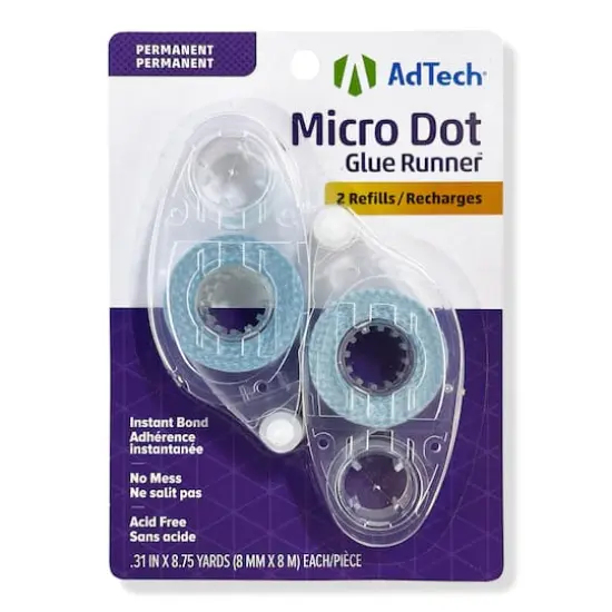 AdTech&reg; Micro Dot Glue Runner&trade;, 2ct. {6}