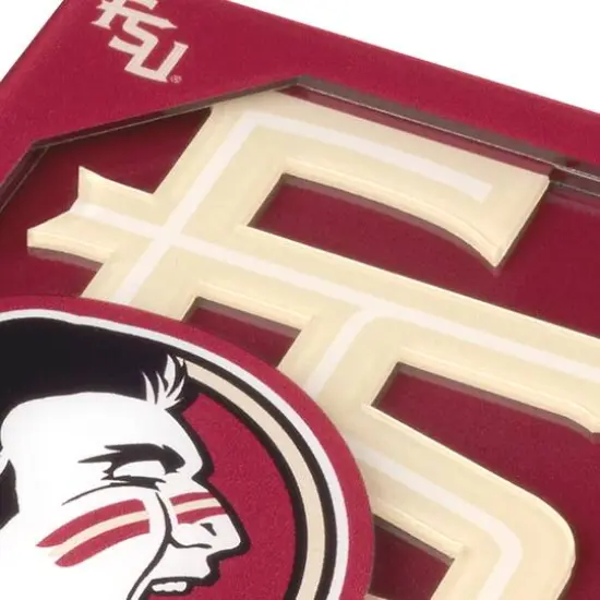 College Team 3D Logo Series Coasters, 2ct. Florida State Seminoles {5}