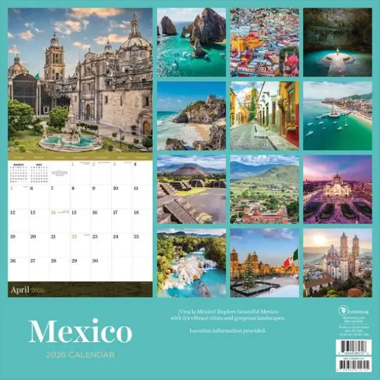 2026 Mexico Wall Calendar {6}