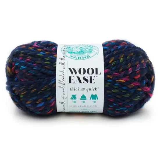 Lion Brand® Wool-Ease® Thick & Quick® Prints, Stripes & Metallics Yarn City Lights {1}