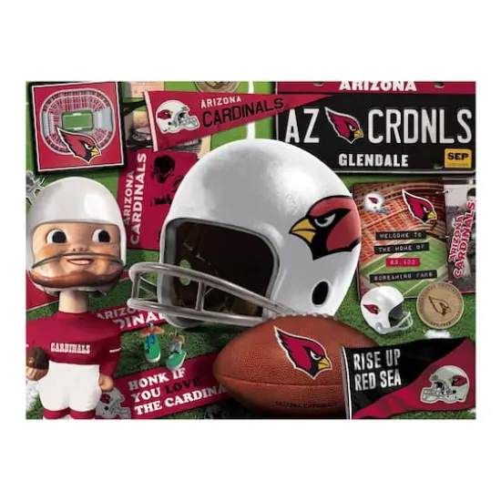 NFL Retro Series 500 Piece Puzzle Arizona Cardinals {5}