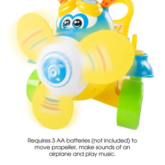 Toy Time Electronic Ride-On Toddler Airplane {4}