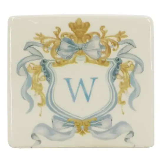 4.5" x 4" Ceramic Monogram D&eacute;cor by Ashland&reg; W {1}