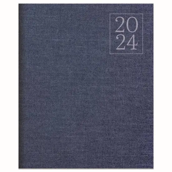 2024 Denim Large Monthly Planner {1}
