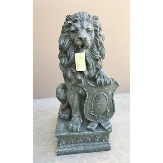 25" Lion Guardian Statue {4}