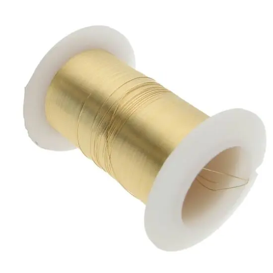 The Beadsmith&reg; Wire&trade; Elements 30 Gauge Tarnish-Resistant Wire Gold {4}