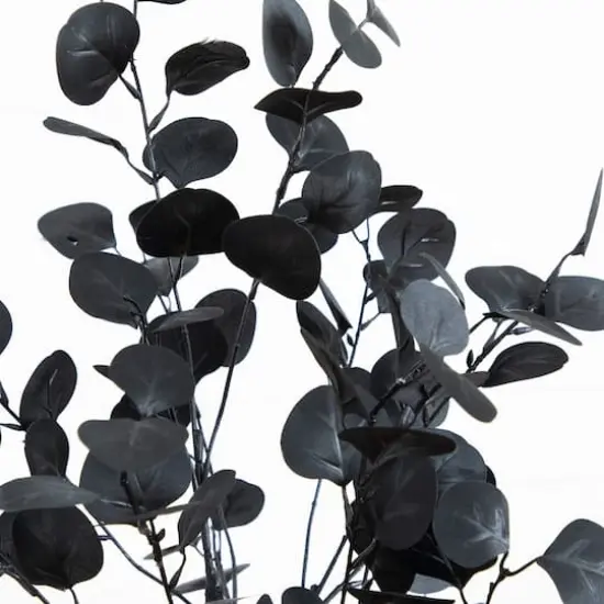 4ft. Artificial Halloween Black Eucalyptus Tree {4}