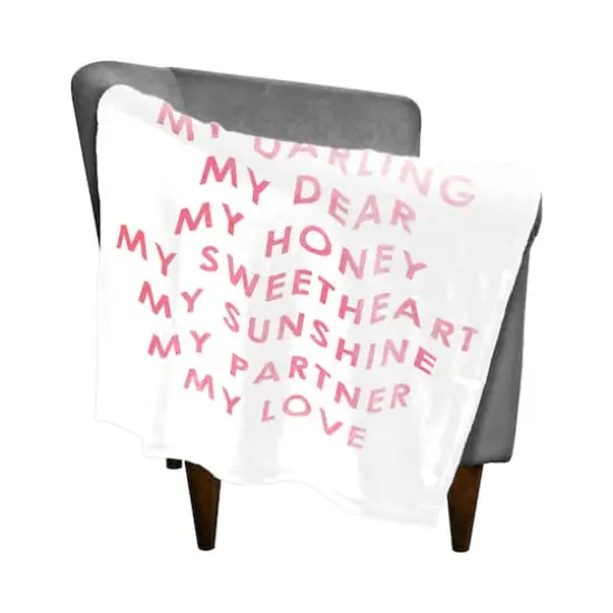 My Darling My Love Throw Blanket {3}