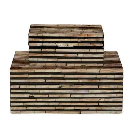 Black Mother of Pearl Coastal Box Set {5}