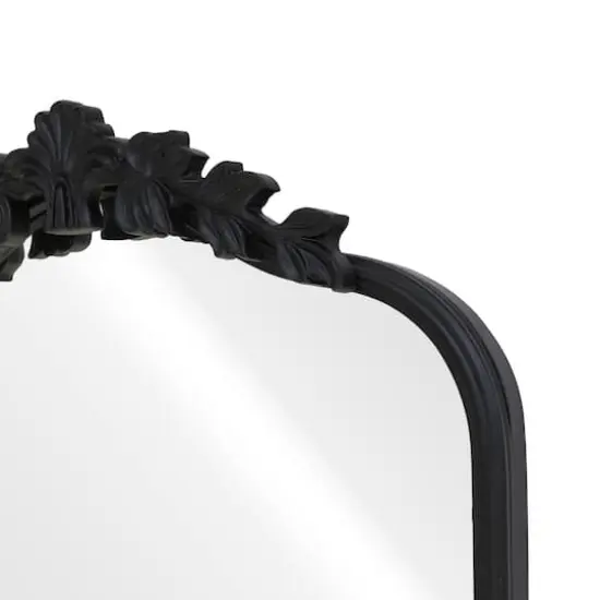 18" x 27" Ornate Arch Wall Mirror in Black Metal Frame by Ashland&reg; {4}
