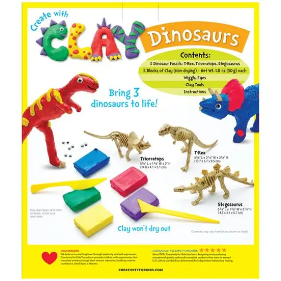 Creativity for Kids&reg; Create with Clay Dinosaurs {10}