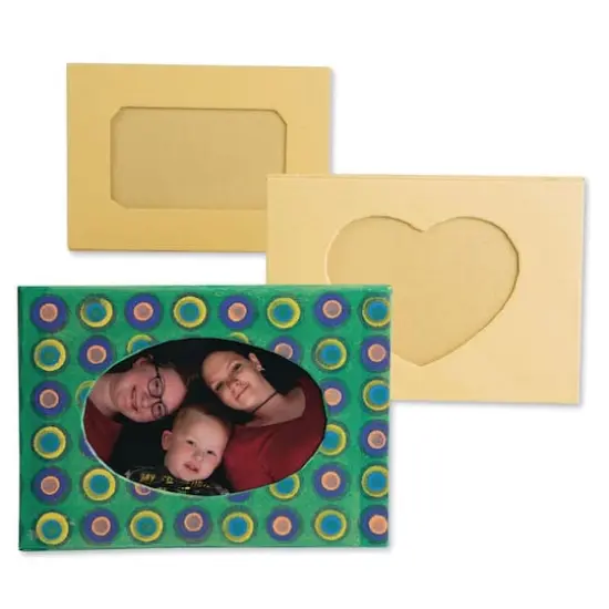 S&S&reg; Worldwide Paper Mache Photo Frame Set {1}