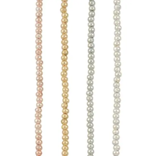 Multicolor Metal Rondelle Beads, 3mm by Bead Landing&trade; {1}