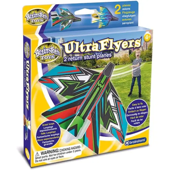 Brainstorm Toys Ultra Flyers Return Stunt Planes {1}