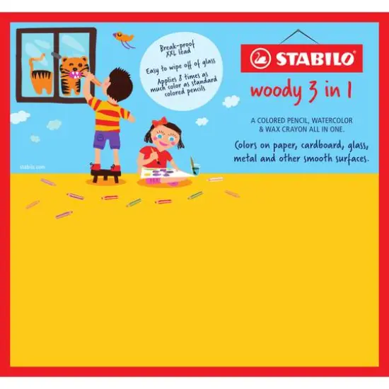 STABILO Woody 3-in-1 Set, 10 Colors {3}