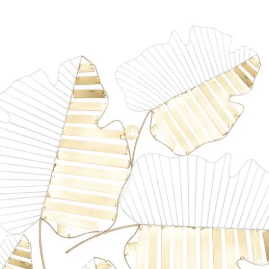 40" Gold Contemporary Floral Wall D&eacute;cor {5}