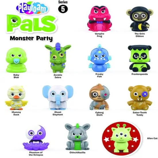 Educational Insights Playfoam Pals Monster Party Series 5, 12ct. {8}