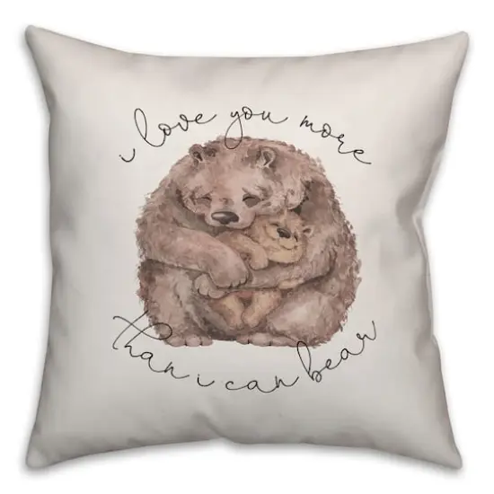 Love Bear Throw Pillow {1}