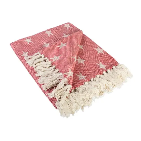 DII&reg; Tango Red Stars Throw {1}