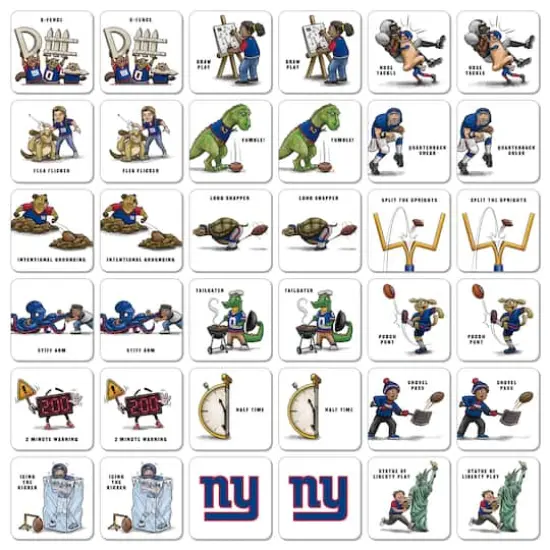 NFL Memory Match Game New York Giants {4}