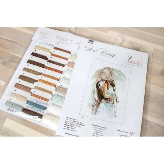 Luca-s Under Umbrella Counted Cross Stitch Kit {3}