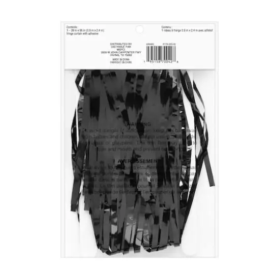 Black Fringe Curtain by Celebrate It&trade; {5}