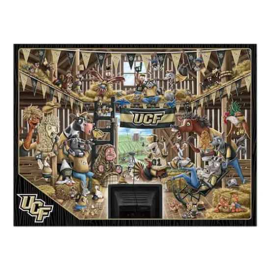 College Barnyard Fans 500 Piece Puzzle Central Florida Knights {5}