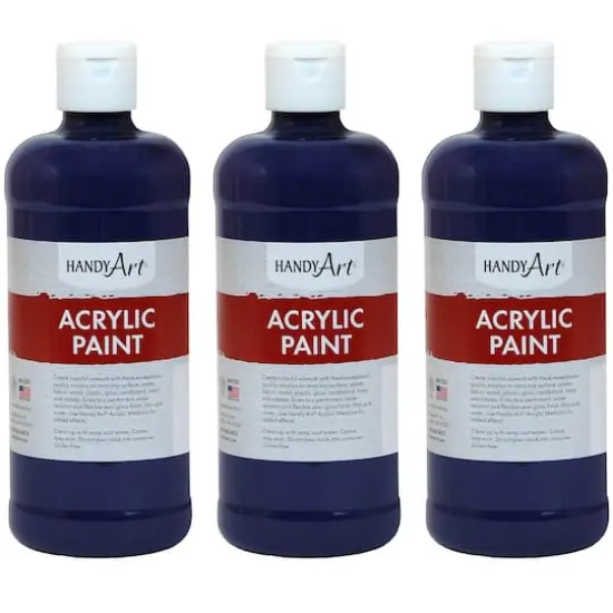 Handy Art&reg; Acrylic Paint, 3ct. Violet {1}