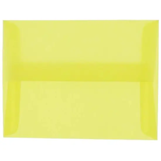 JAM Paper A10 Translucent Vellum Invitation Envelopes, 50ct. Gold {2}